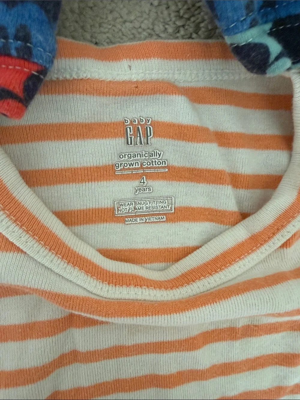 Baby Gap - organically grown cotton - bundle of 4 short sleeve pajama sets
